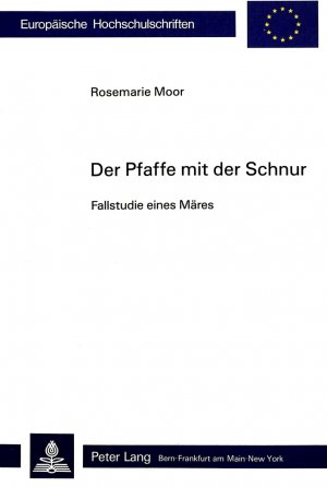 ISBN 9783261036285: Der Pfaffe mit der Schnur. Fallstudie eines Märes