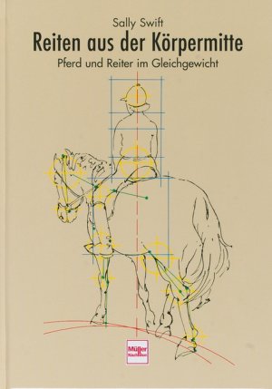 gebrauchtes Buch – Sally Swift, (Illustration - Jean MacFarland) – Reiten aus der Körpermitte - Pferd und Reiter im Gleichgewicht