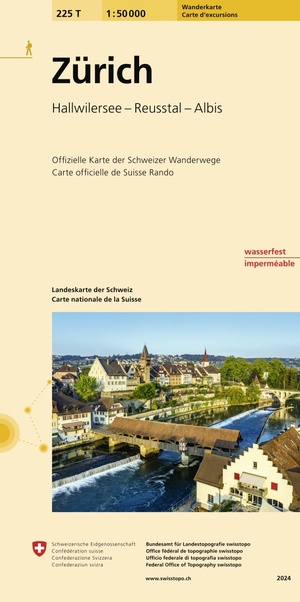 ISBN 9783302302256: 225T Zürich Wanderkarte - Hallwilersee - Reusstal - Albis