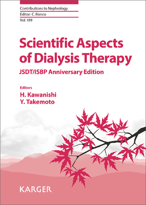 ISBN 9783318059281: Scientific Aspects of Dialysis Therapy - JSDT/ISBP Anniversary Edition