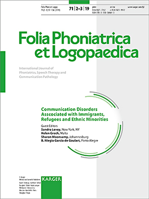 ISBN 9783318064643: Communication Disorders Associated with Immigrants, Refugees and Ethnic Minorities - Special Topic Issue: Folia Phoniatrica et Logopaedica 2019, Vol. 71, No. 2-3