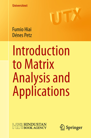 ISBN 9783319041490: Introduction to Matrix Analysis and Applications