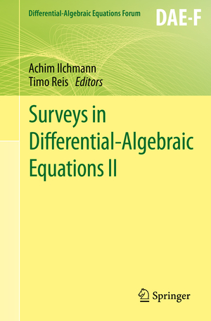 ISBN 9783319110493: Surveys in Differential-Algebraic Equations II