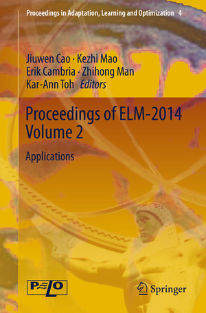 ISBN 9783319140650: Proceedings of ELM-2014 Volume 2 – Applications