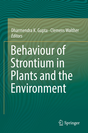 neues Buch – Clemens Walther – Behaviour of Strontium in Plants and the Environment