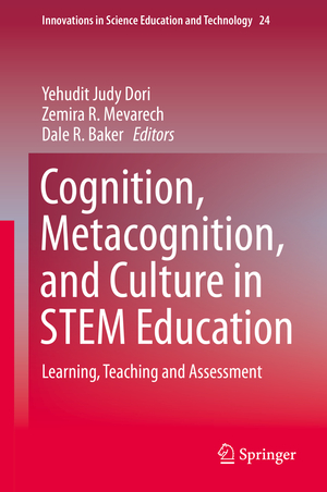 neues Buch – Yehudit Judy Dori – Cognition, Metacognition, and Culture in STEM Education