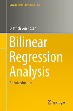 ISBN 9783319787824: Bilinear Regression Analysis - An Introduction