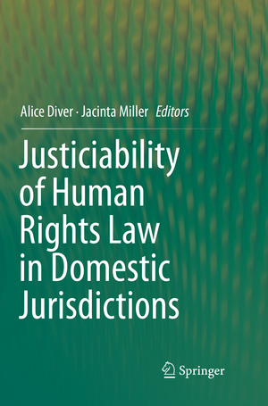 ISBN 9783319795690: Justiciability of Human Rights Law in Domestic Jurisdictions