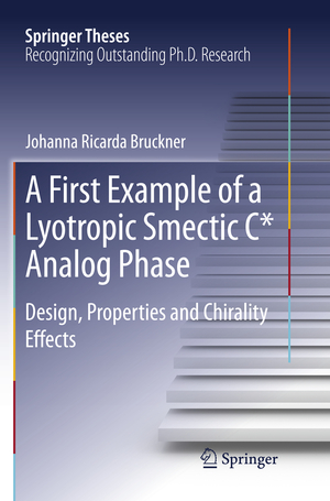 ISBN 9783319800912: A First Example of a Lyotropic Smectic C* Analog Phase – Design, Properties and Chirality Effects