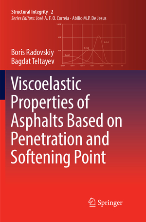 ISBN 9783319883977: Viscoelastic Properties of Asphalts Based on Penetration and Softening Point