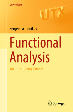 neues Buch – Sergei Ovchinnikov – Functional Analysis