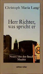 ISBN 9783320019082: Herr Richter was spricht er