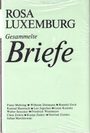 ISBN 9783320019952: Luxemburg - Gesammelte Briefe / Gesammelte Briefe, Bd. 4 - 1911 bis 1914