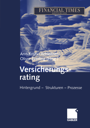 ISBN 9783322920775: Versicherungsrating – Hintergrund — Strukturen — Prozesse