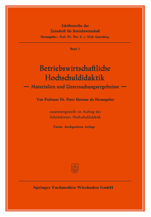 ISBN 9783322961167: Betriebswirtschaftliche Hochschuldidaktik / Materialien und Untersuchungsergebnisse / Mertens Peter Mertens / Taschenbuch / Zeitschrift für Betriebswirtschaft / Paperback / 113 S. / Deutsch