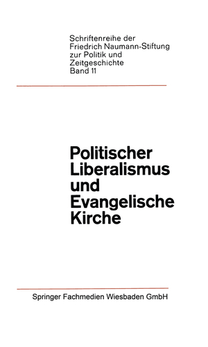 ISBN 9783322979995: Politischer Liberalismus und Evangelische Kirche