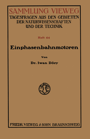 ISBN 9783322980526: Einphasenbahnmotoren