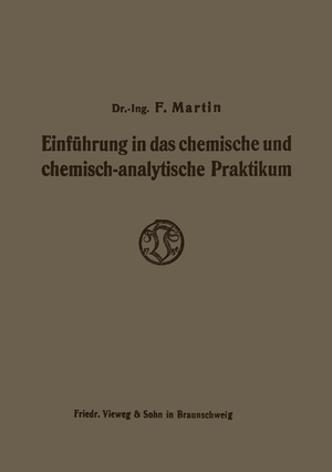 ISBN 9783322981431: Einführung in das chemische und chemisch-analytische Praktikum