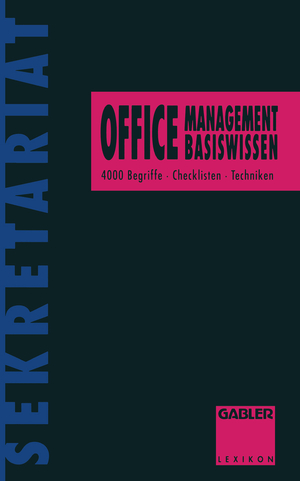 ISBN 9783322985729: Office-Management Basiswissen