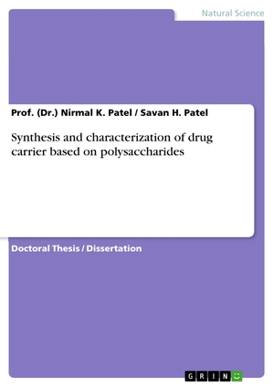 ISBN 9783346788269: Synthesis and characterization of drug carrier based on polysaccharides