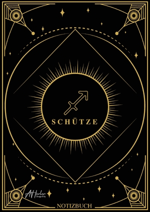 ISBN 9783347519404: Edles Notizbuch Sternzeichen Schütze | Designed by Alfred Herler - Liniertes Notizbuch mit 150 Seiten in edlem Sternzeichen-Design zum niederschreiben Deiner täglichen Notizen, persönlichen Gedanken und Ideen