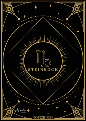 ISBN 9783347519572: Edles Notizbuch Sternzeichen Steinbock | Designed by Alfred Herler - Liniertes Notizbuch mit 150 Seiten in edlem Sternzeichen-Design zum niederschreiben Deiner täglichen Notizen, persönlichen Gedanken und Ideen