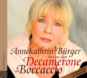 ISBN 9783359011026: Annekathrin Bürger liest aus dem Decamerone