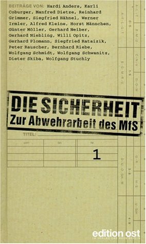 ISBN 9783360010308: Die Sicherheit