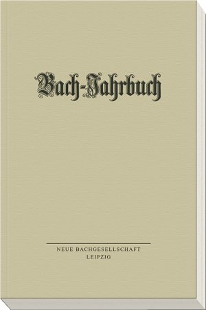 ISBN 9783374023011: Bach-Jahrbuch