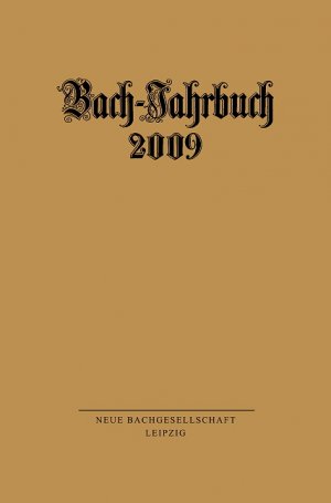 ISBN 9783374027491: Bach Jahrbuch 2009