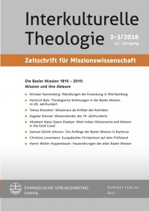 ISBN 9783374043088: Die Basler Mission 1815–2015: Mission und ihre Akteure