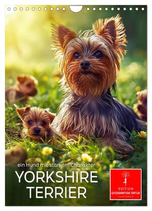 ISBN 9783383771699: Yorkshire Terrier - ein Hund mit starkem Charakter (Wandkalender 2025 DIN A4 hoch), CALVENDO Monatskalender