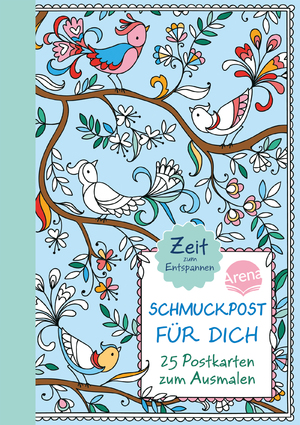 ISBN 9783401709260: Schmuckpost für dich - 25 Postkarten zum Ausmalen. Zeit zum Entspannen