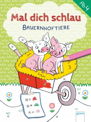 ISBN 9783401715322: Bauernhoftiere - Mal dich schlau. Malen nach Zahlen ab 4 Jahre, Kindergarten