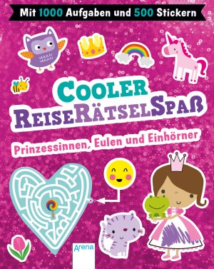 ISBN 9783401717067: Cooler Reiserätselspaß. Prinzessinnen, Eulen und Einhörner (Mit 1.000 Aufgaben und 500 Stickern)