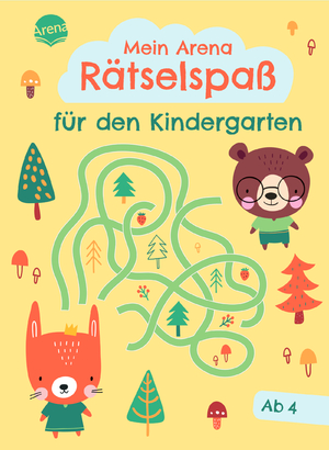 ISBN 9783401720432: Mein Arena Rätselspaß für den Kindergarten - Viele bunte Rätsel für Kinder ab 4 Jahren, Rätsel- und Malblock