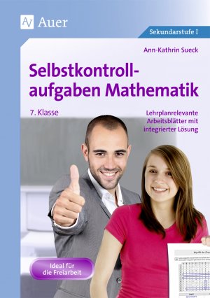 ISBN 9783403070450: Selbstkontrollaufgaben Mathematik Klasse 7 - Lehrplanrelevante Arbeitsblätter mit integrierter Lösung