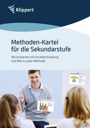 neues Buch – Methoden-Kartei für die Sekundarstufe | 48 Lernkarten mit Kurzbeschreibung und Bild zu jeder Methode (5. bis 10. Klasse) | Box | Lern-/Förderkartei | 48 S. | Deutsch | 2016 | Klippert Verlag i.d. AAP