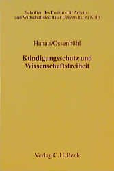 ISBN 9783406442995: Kündigungsschutz und Wissenschaftsfreiheit