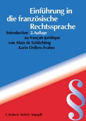 ISBN 9783406479199: Einführung in die französische Rechtssprache