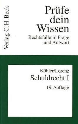 gebrauchtes Buch – Köhler, Helmut; Lorenz, Stephan – 1., Allgemeiner Teil