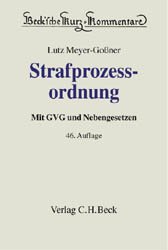 ISBN 9783406493867: Strafprozessordnung – Gerichtsverfassungsgesetz, Nebengesetze und ergänzende Bestimmungen