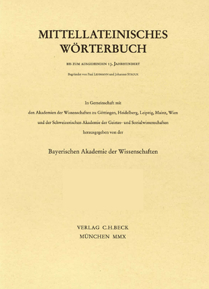 ISBN 9783406505782: Mittellateinisches Woerterbuch  29. Lieferung (digressus - dissertatio)