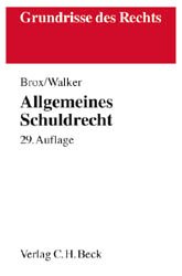 gebrauchtes Buch – Hans Brox – Allgemeines Schuldrecht