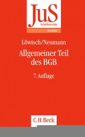 ISBN 9783406525889: Allgemeiner Teil des BGB - Einführung und Rechtsgeschäftslehre