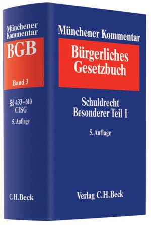 gebrauchtes Buch – Wolfgang Krüger – Münchener Kommentar zum Bürgerlichen Gesetzbuch Bd. 3: Schuldrecht. Besonderer Teil I (§§ 433-610): Finanzierungsleasing, HeizkostenV, BetriebskostenV, CISG