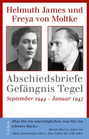 ISBN 9783406613753: Abschiedsbriefe Gefängnis Tegel - September 1944 - Januar 1945