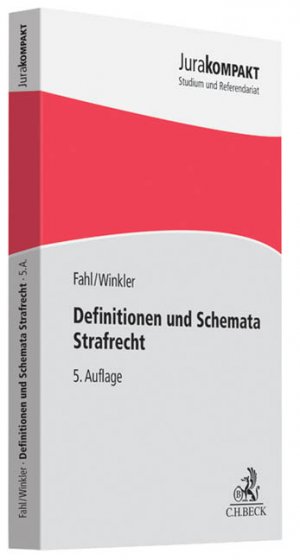 ISBN 9783406648052: Definitionen und Schemata Strafrecht. 5. Aufl.