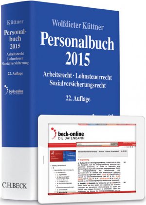 ISBN 9783406669002: Personalbuch 2015 - Arbeitsrecht, Lohnsteuerrecht, Sozialversicherungsrecht