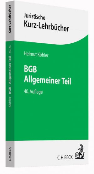 ISBN 9783406694080: BGB Allgemeiner Teil - Ein Studienbuch